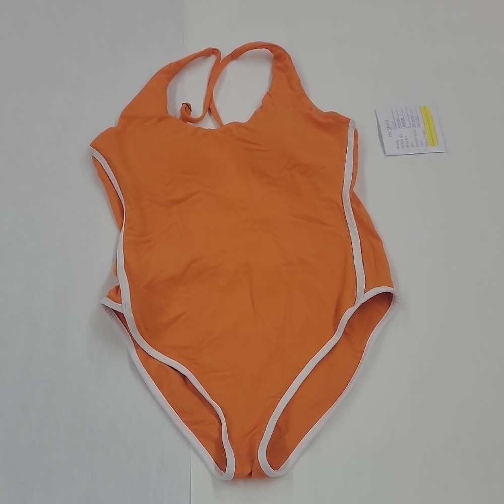 Kiki Rio Orange Swimsuit Size S NWT